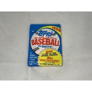 1989 Topps Sealed Baseball Pack